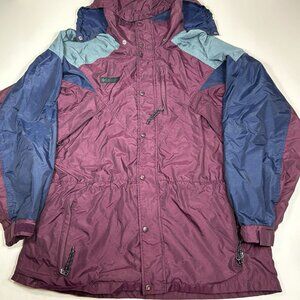 Columbia Men's Williwaw Mesh Lined Jacket Hoodie Full Zip Size L ?! Flaw Read
